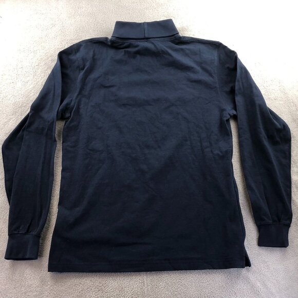 NWT Carhartt Mens Work Polo Shirt Medium Long Sleeve Navy Relaxed Classic Casual - Picture 13 of 13